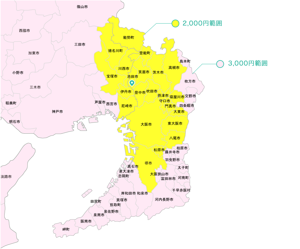 大阪府と兵庫県で、のらねこさんの送迎も行っております。